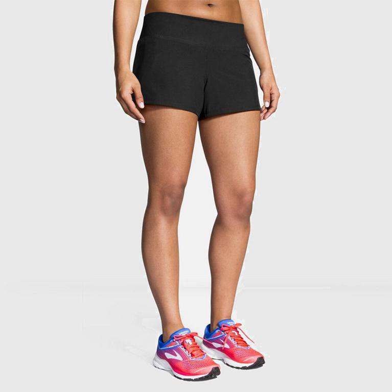 Brooks Chaser 3 Mujer Pantalones Cortos - Grises (4073AGSHM)